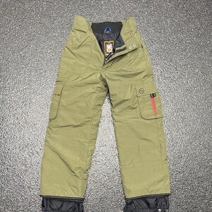 Burton Core Black and Olive Snow Pants